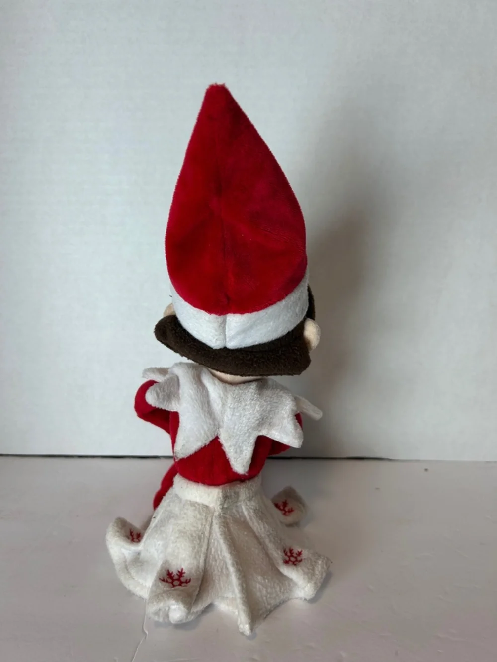 Girl ELF Shelf Sitter Plush Stuff Toy Christmas Holiday Doll Decor Embroidered